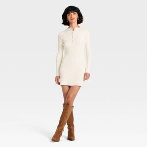 Women's Long Sleeve Mini A-Line Dress - Universal Thread